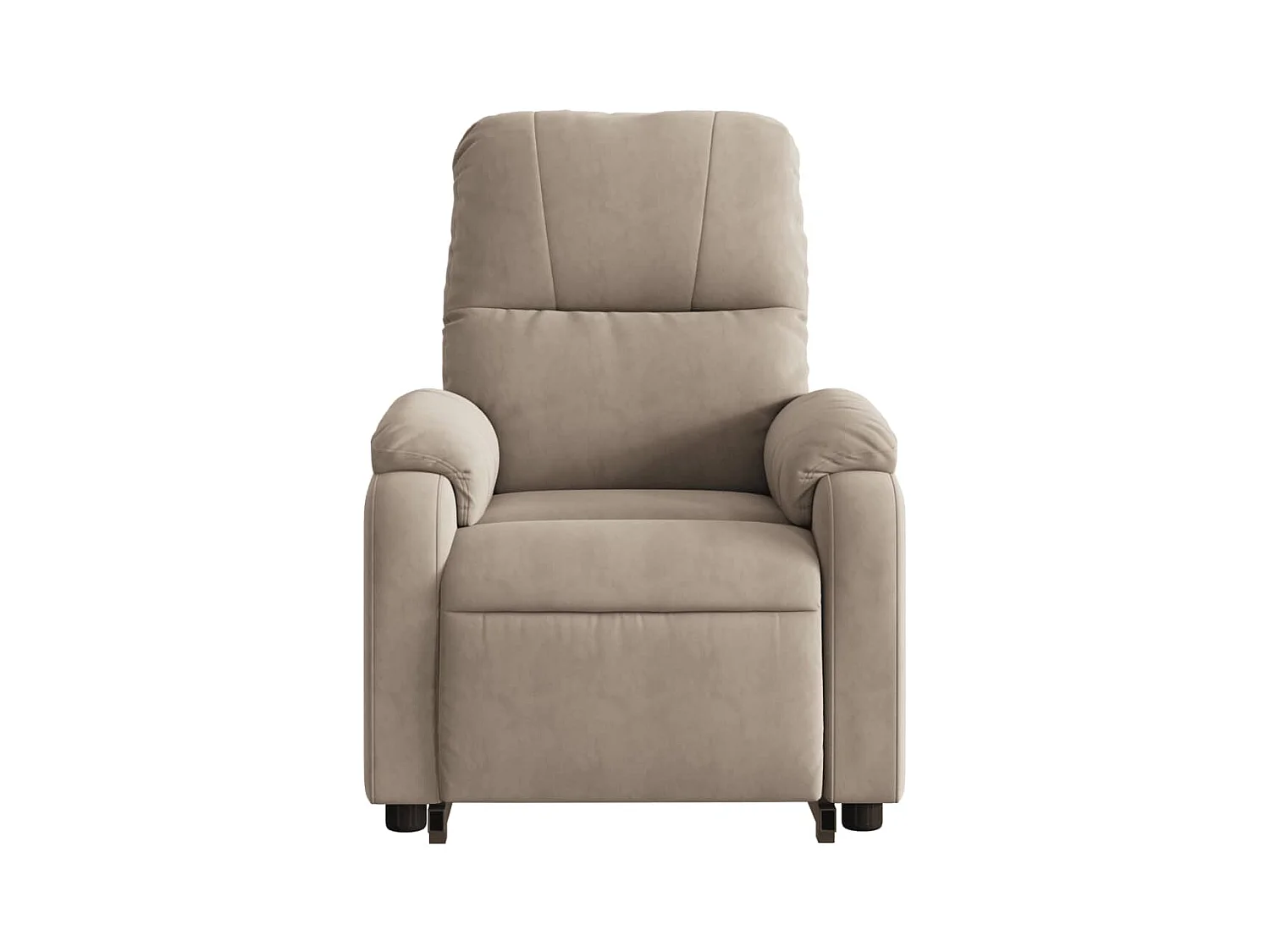 Fauteuil inclinable de massage électrique taupe