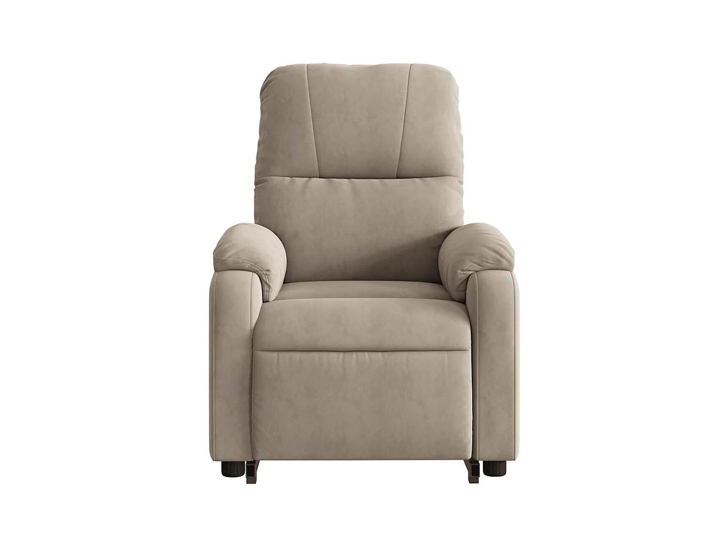Fauteuil inclinable de massage électrique taupe