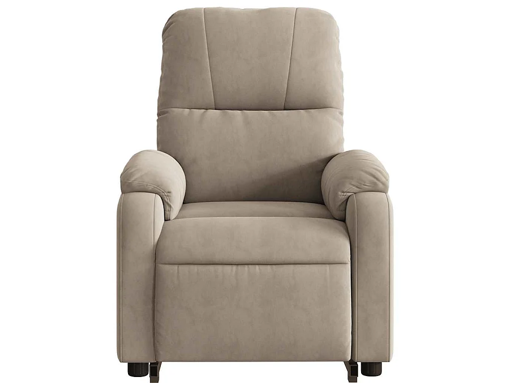 Fauteuil inclinable de massage électrique taupe