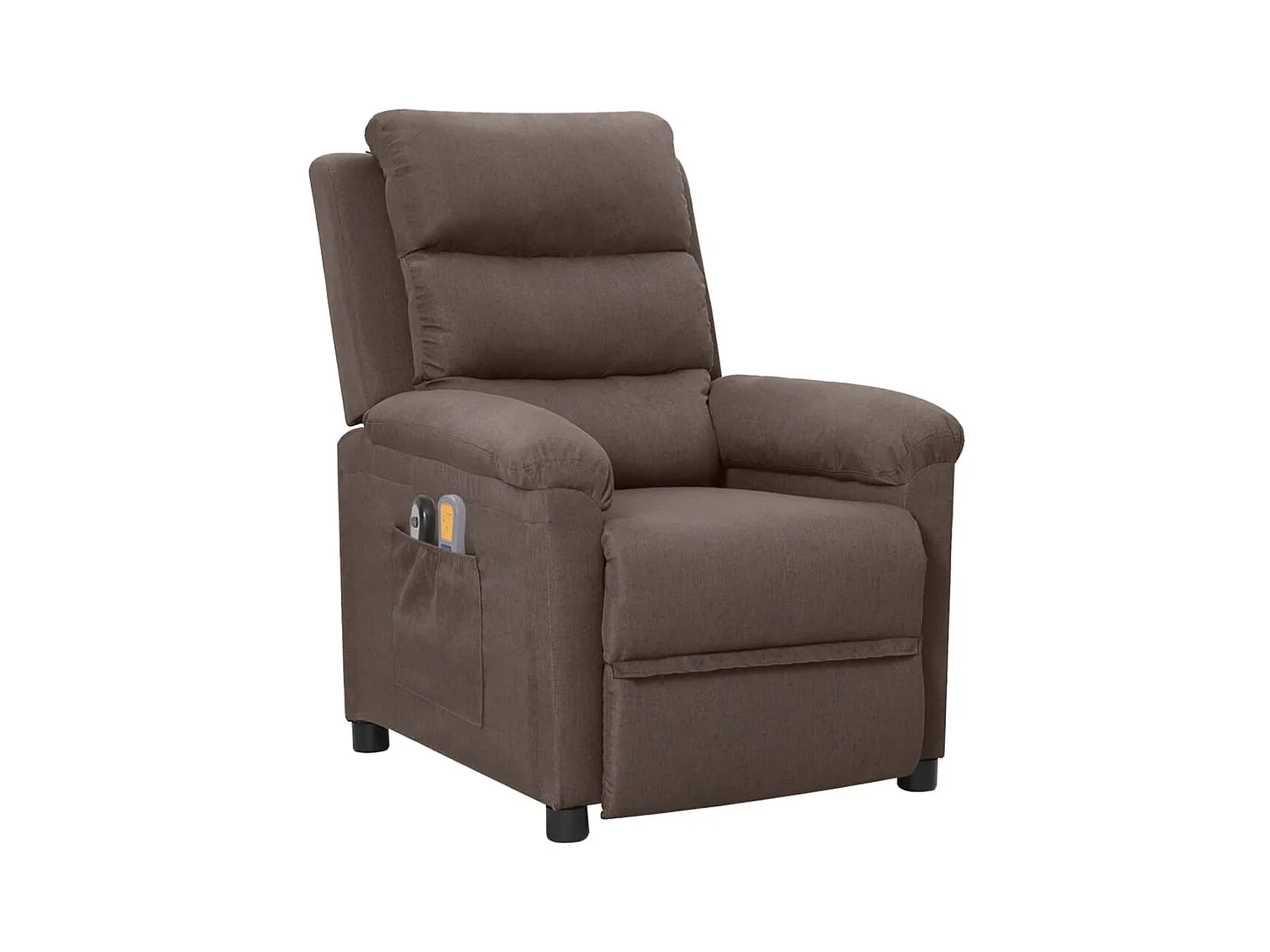 Fauteuil électrique de massage Taupe Tissu
