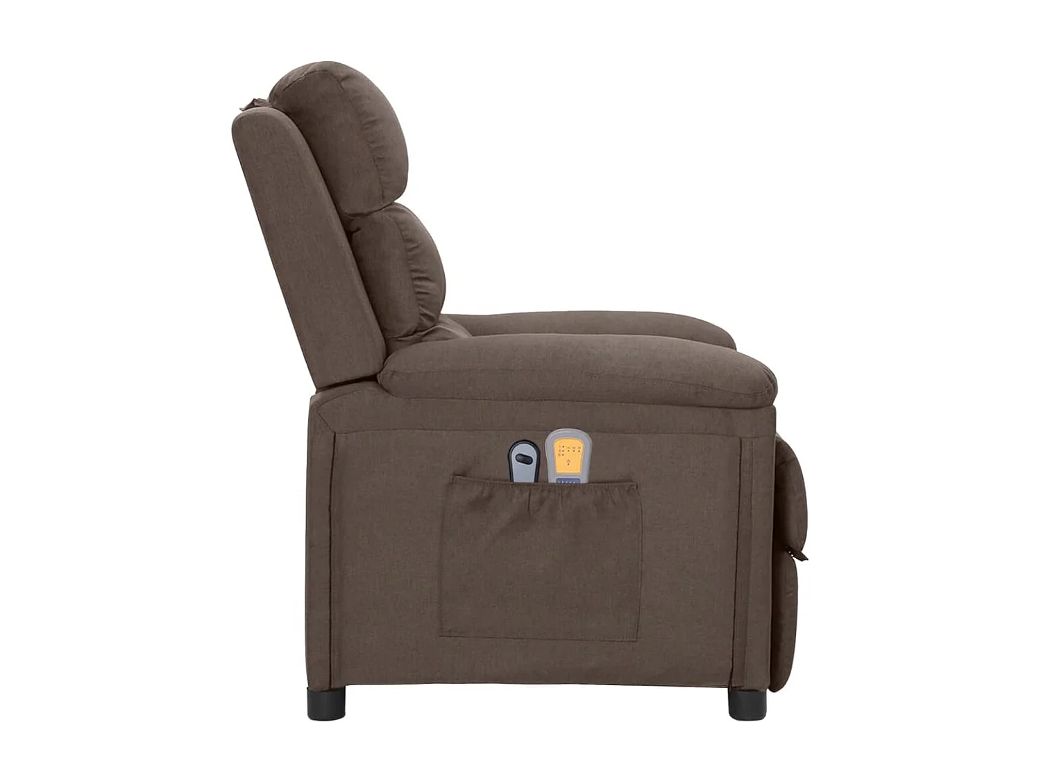 Fauteuil électrique de massage Taupe Tissu