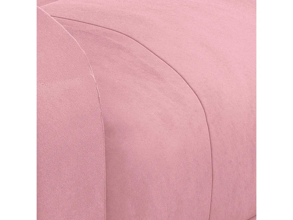 Poltrona Massaggiante Rosa in Velluto