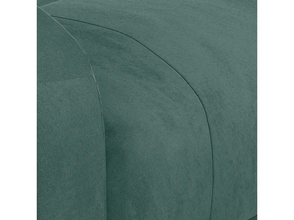 Fauteuil de massage Vert foncé Velours