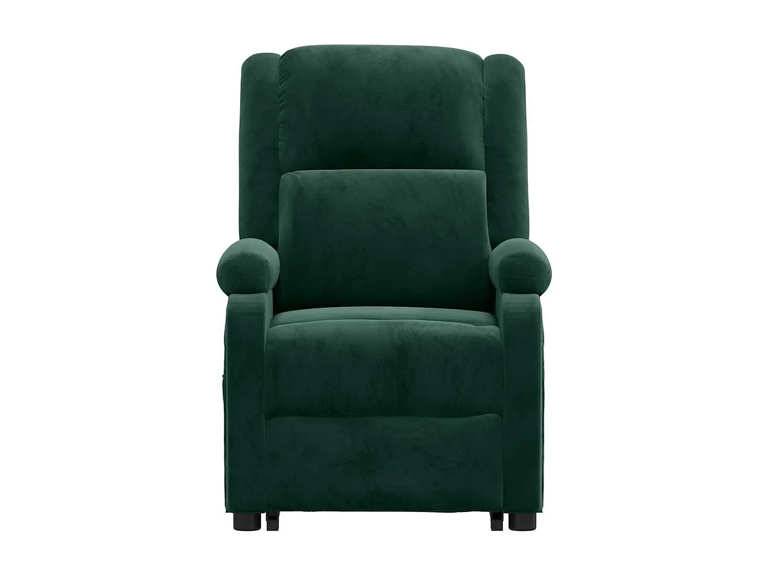 Fauteuil de massage Vert foncé Velours