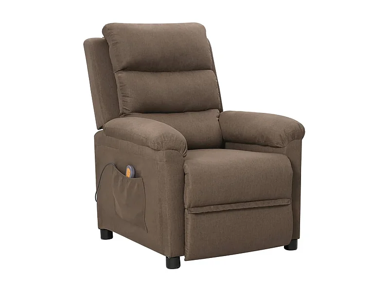 Fauteuil de massage Taupe Tissu
