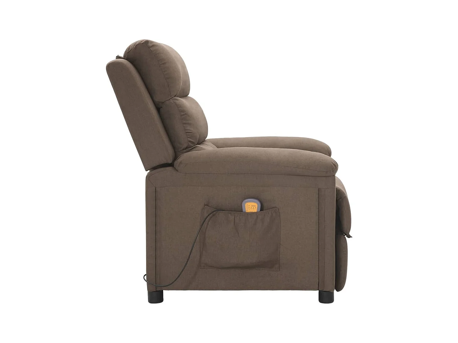 Fauteuil de massage Taupe Tissu