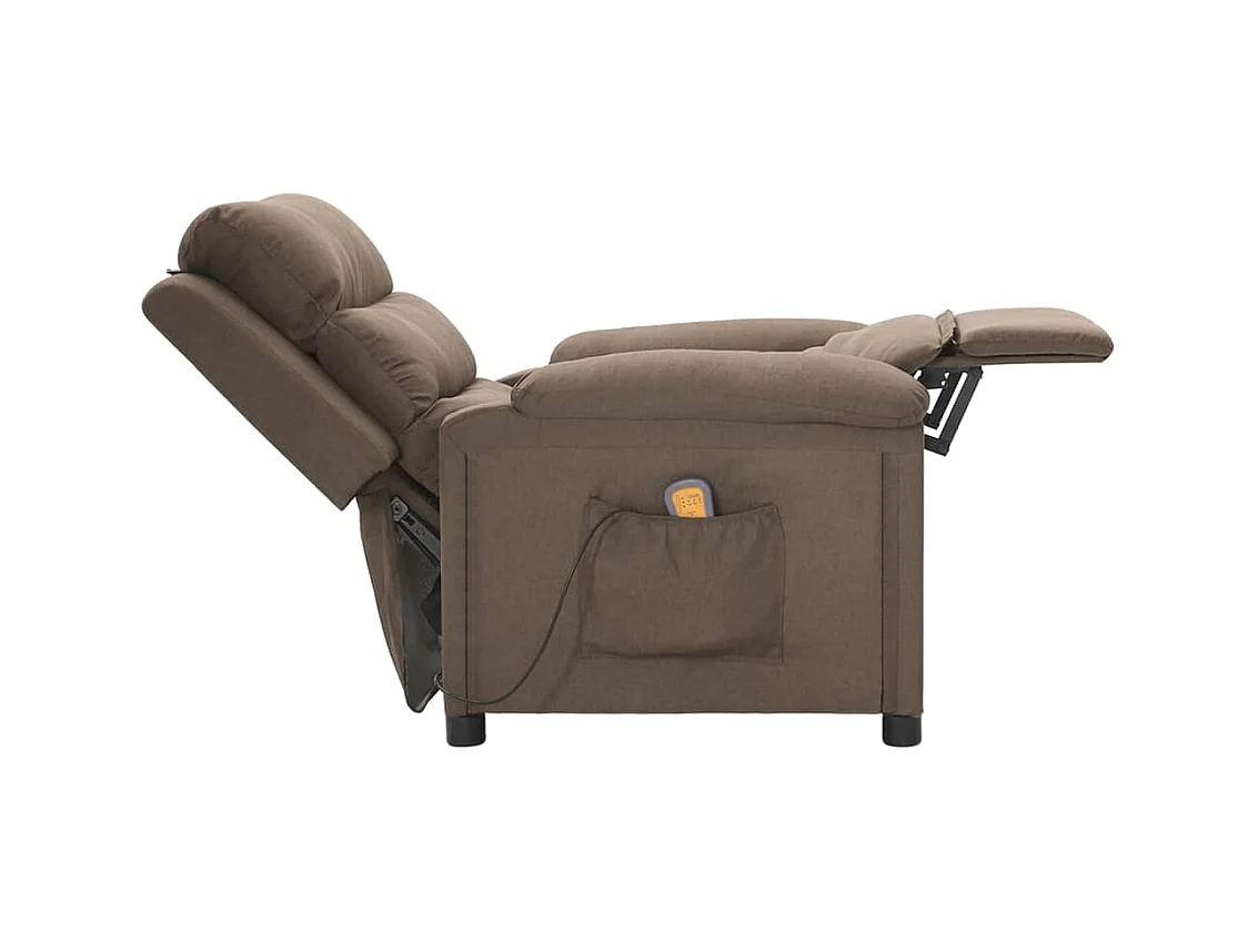 Fauteuil de massage Taupe Tissu
