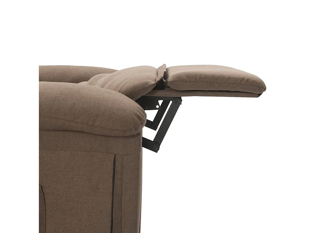 Fauteuil de massage Taupe Tissu