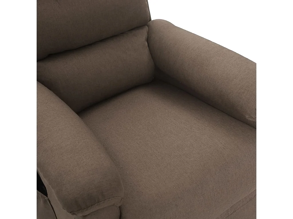 Fauteuil de massage Taupe Tissu