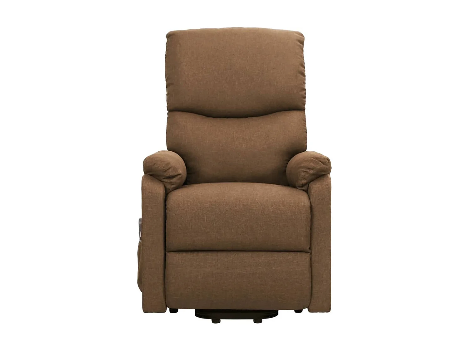 Poltrona de massagens tecido cinzento-acastanhado