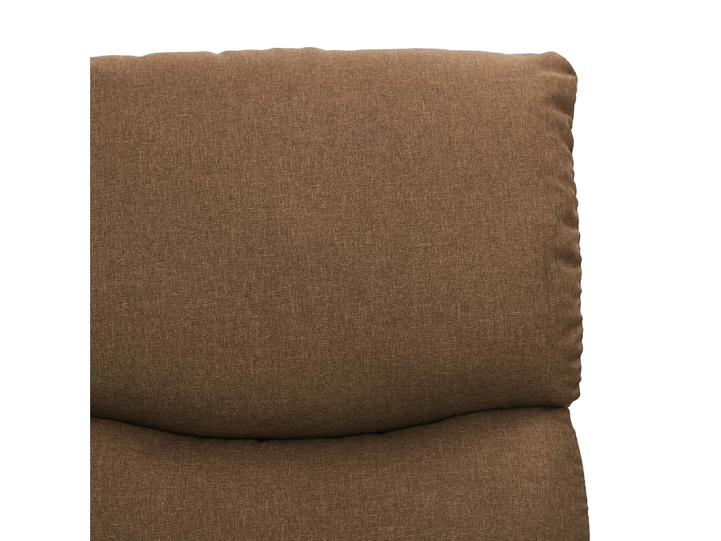 Poltrona de massagens tecido cinzento-acastanhado