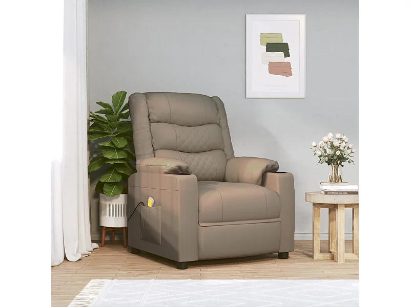 Fauteuil de massage Cappuccino Similicuir