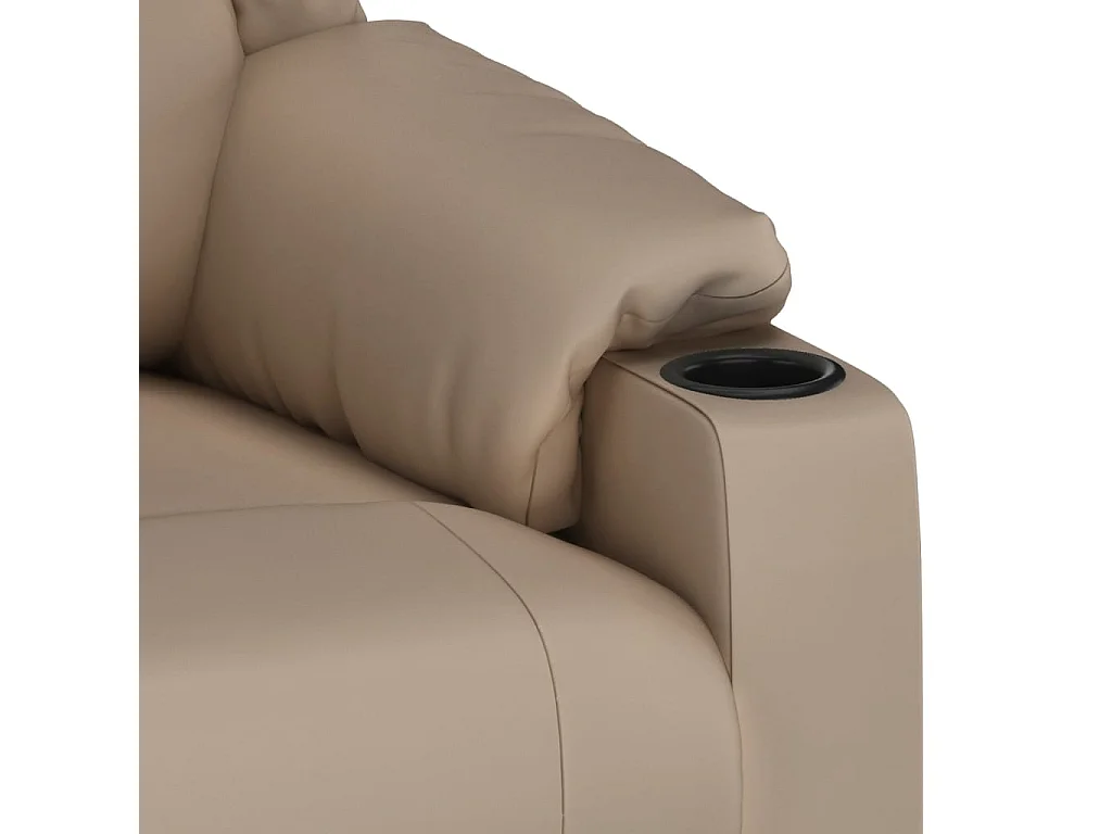 Fauteuil de massage électrique Cappuccino Similicuir