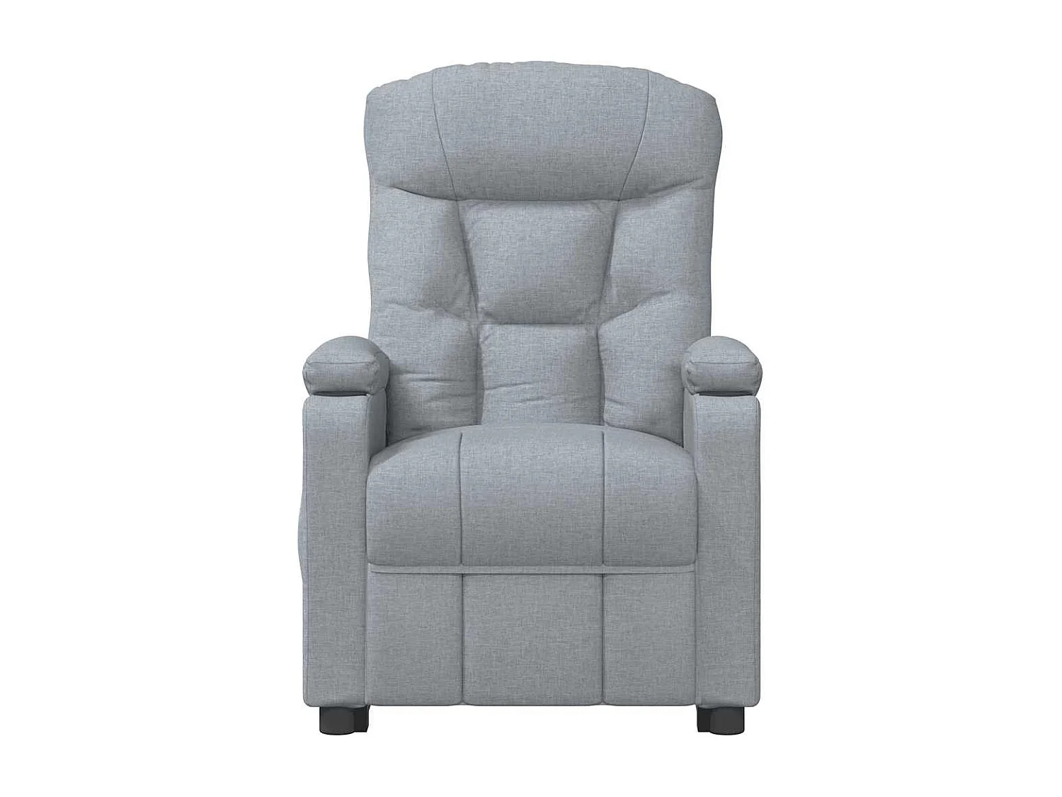 Sillón de masaje elevable tela gris claro