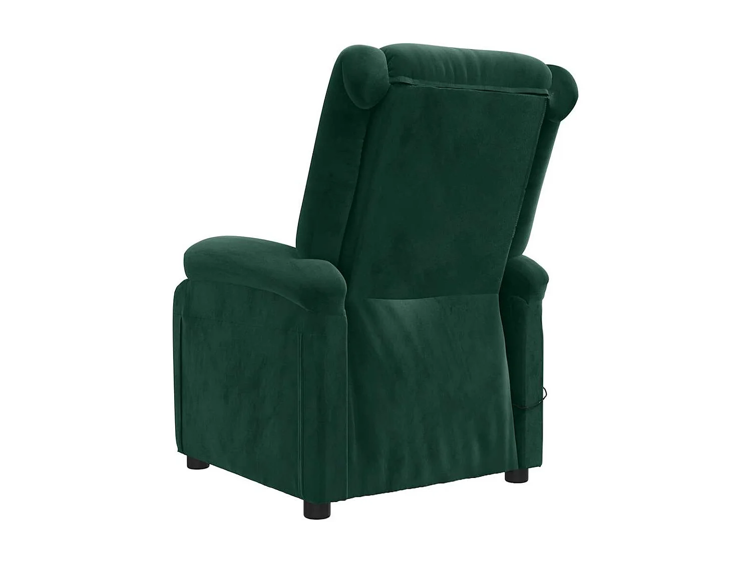 Fauteuil de massage Vert foncé velours
