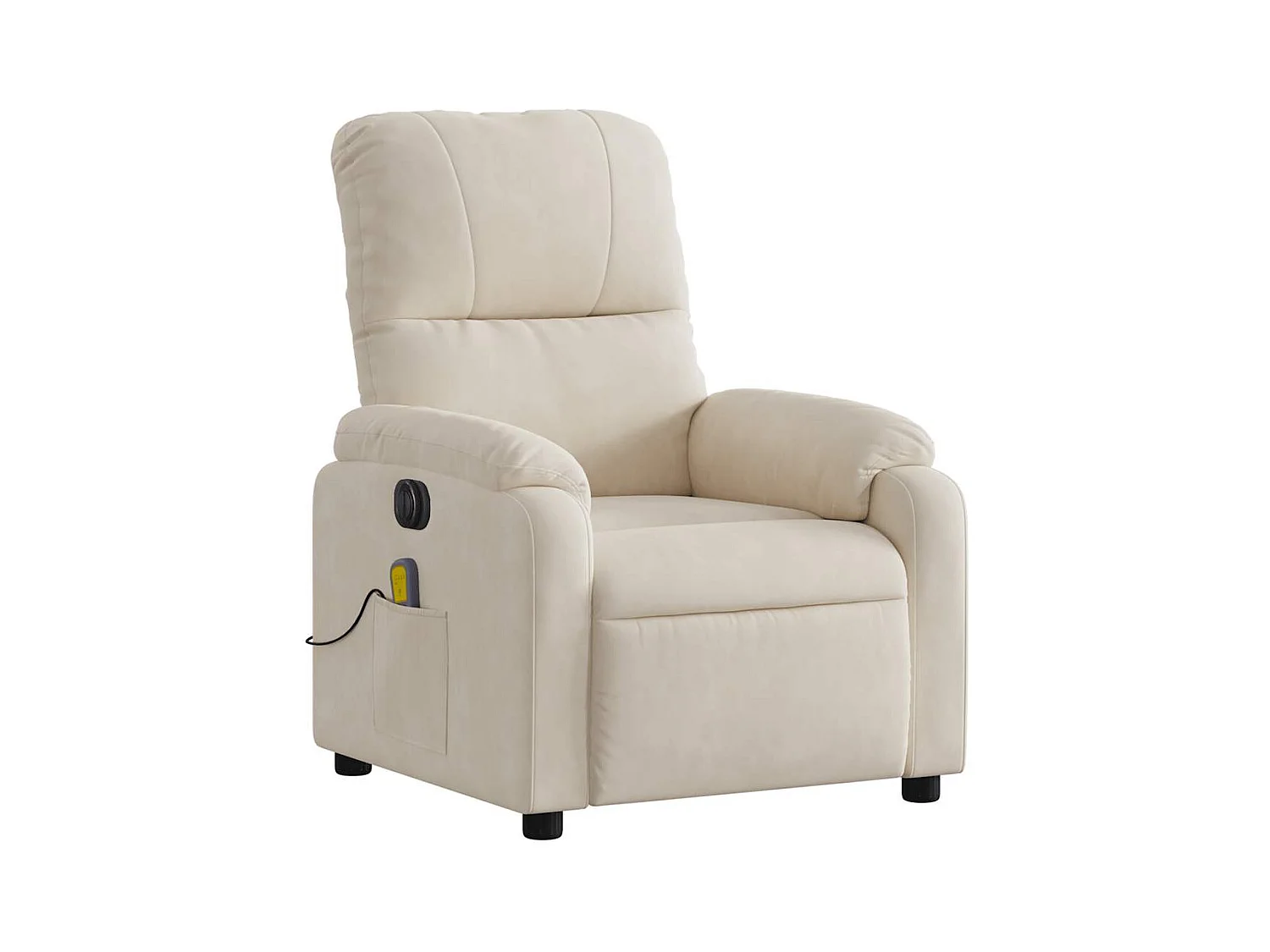 Fauteuil inclinable de massage électrique beige
