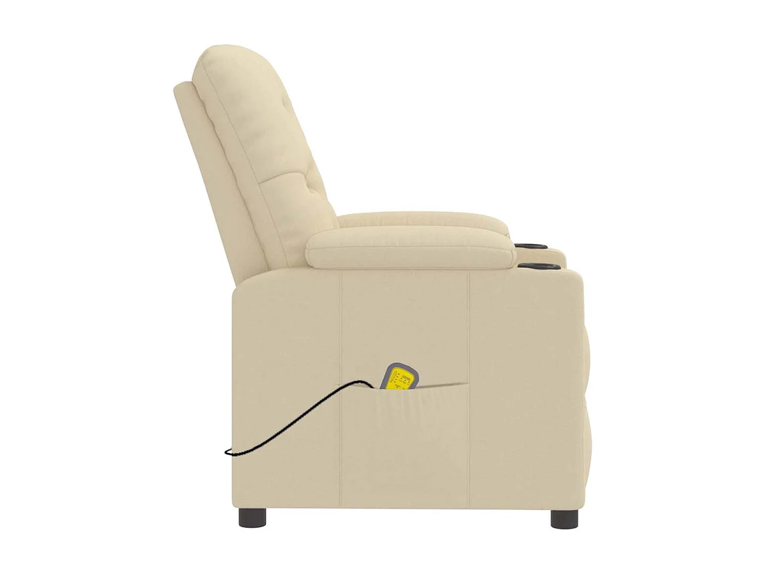 Fauteuil de massage Crème Tissu
