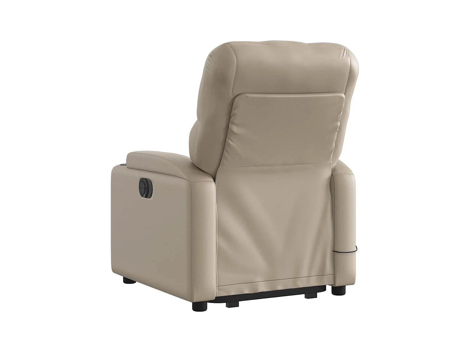 Fauteuil inclinable de massage électrique cappuccino similicuir