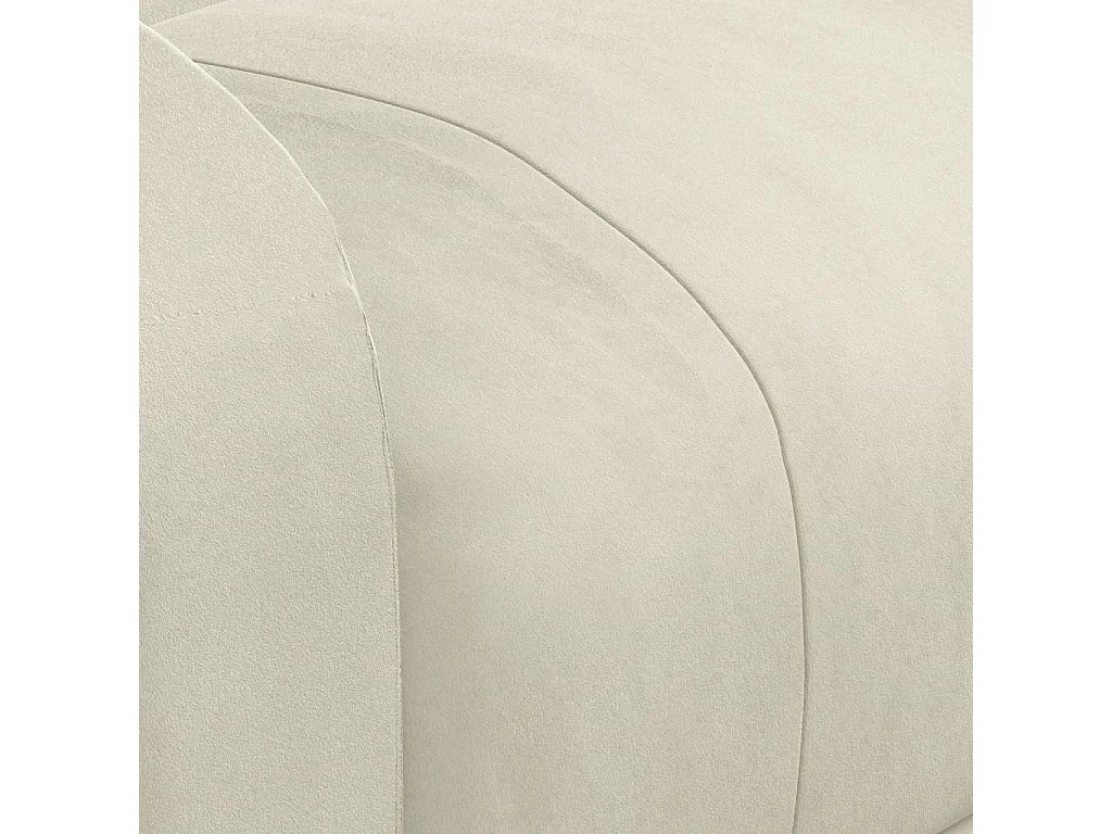 Poltrona de massagens elétrica veludo creme