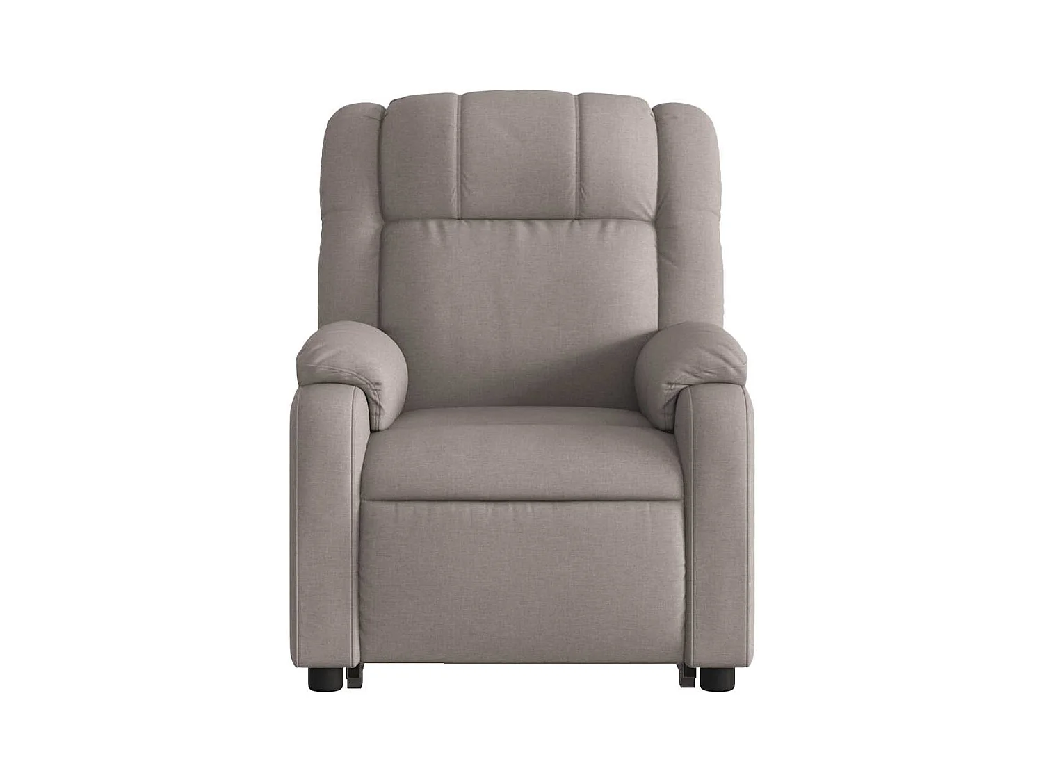 Fauteuil inclinable de massage Taupe Tissu