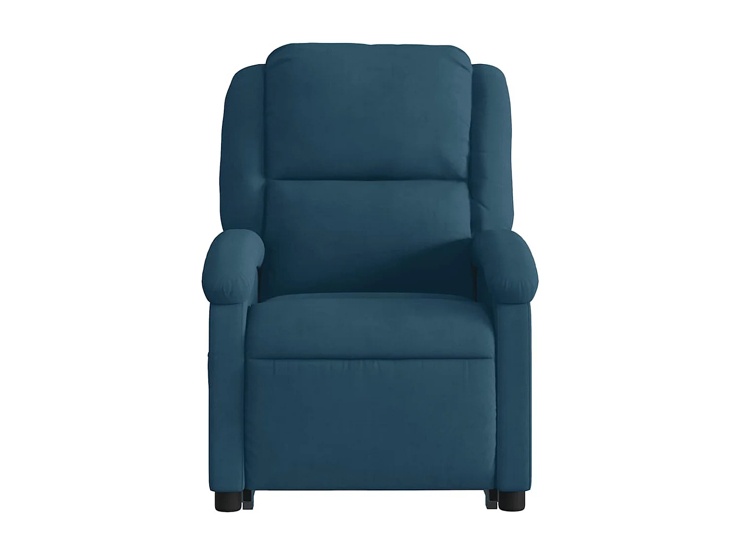 Fauteuil de massage inclinable Bleu Velours