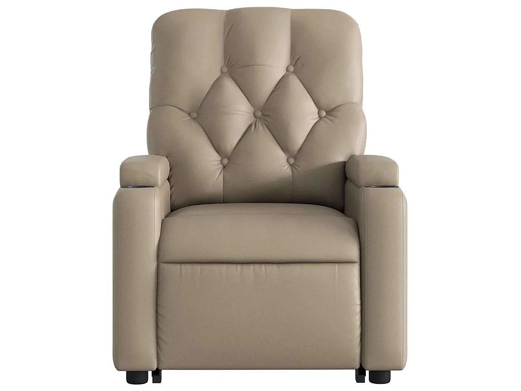 Fauteuil inclinable de massage Cappuccino Similicuir