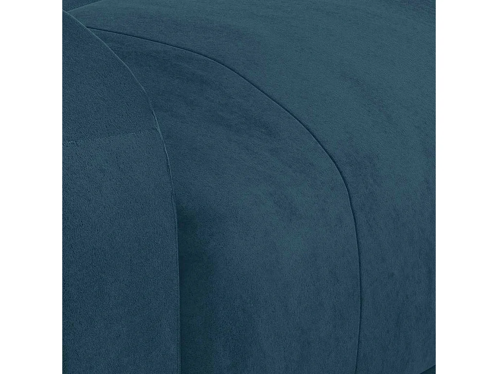 Poltrona Massaggiante Blu in Velluto