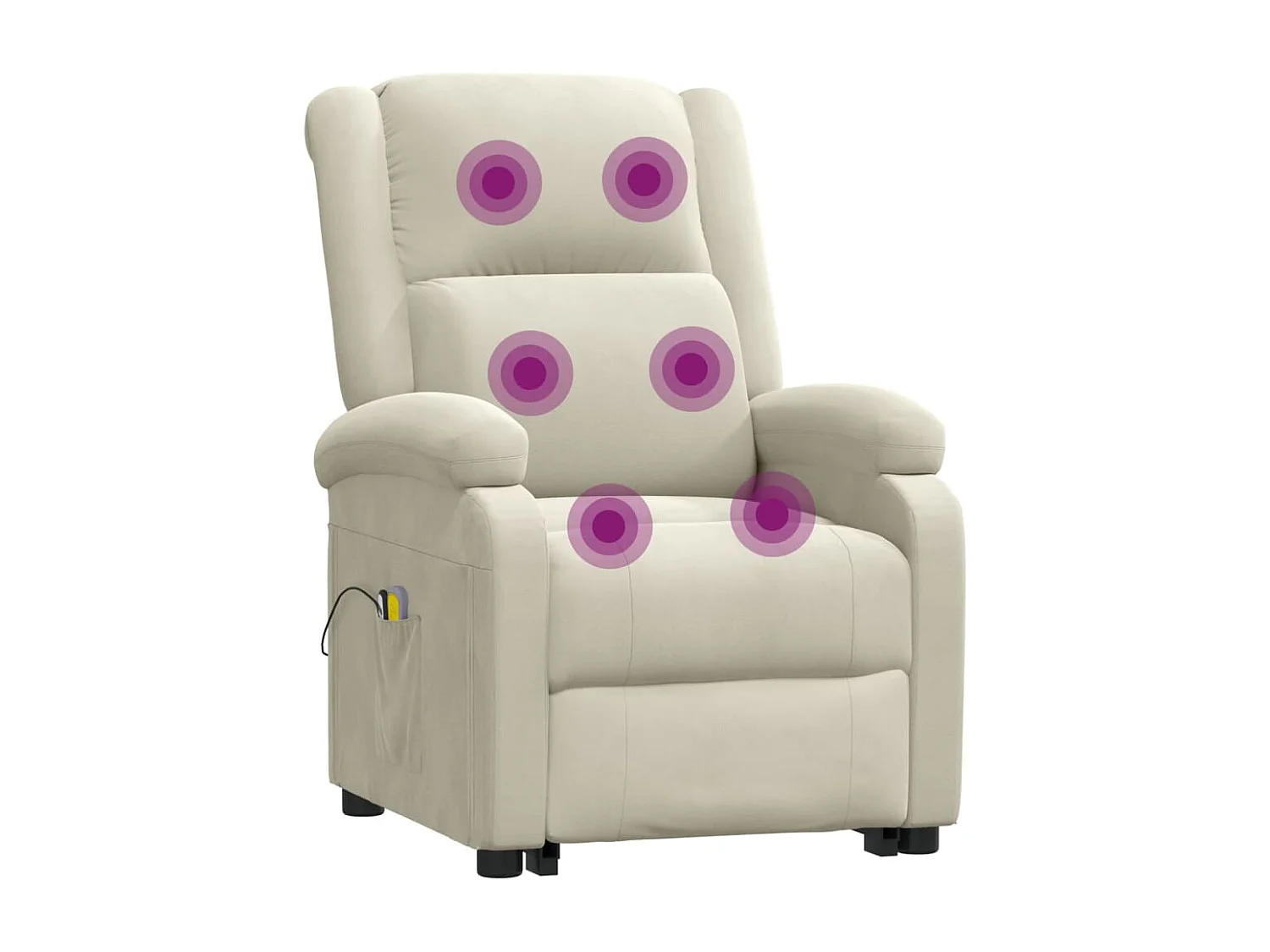 Fauteuil de massage Crème Velours