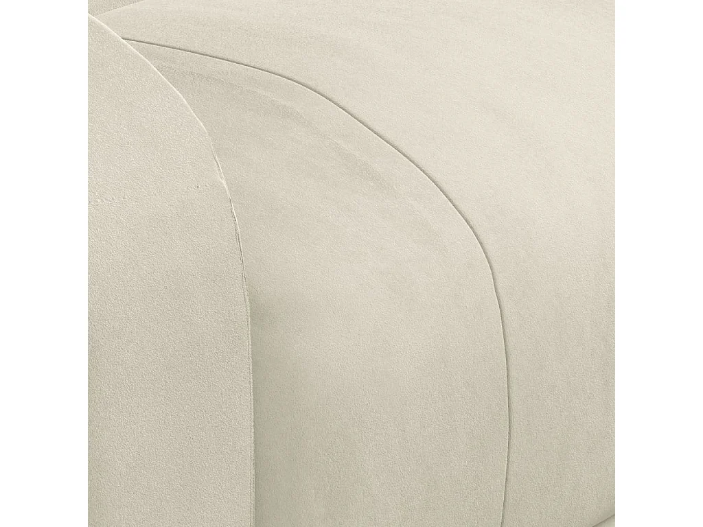 Poltrona de massagens veludo creme