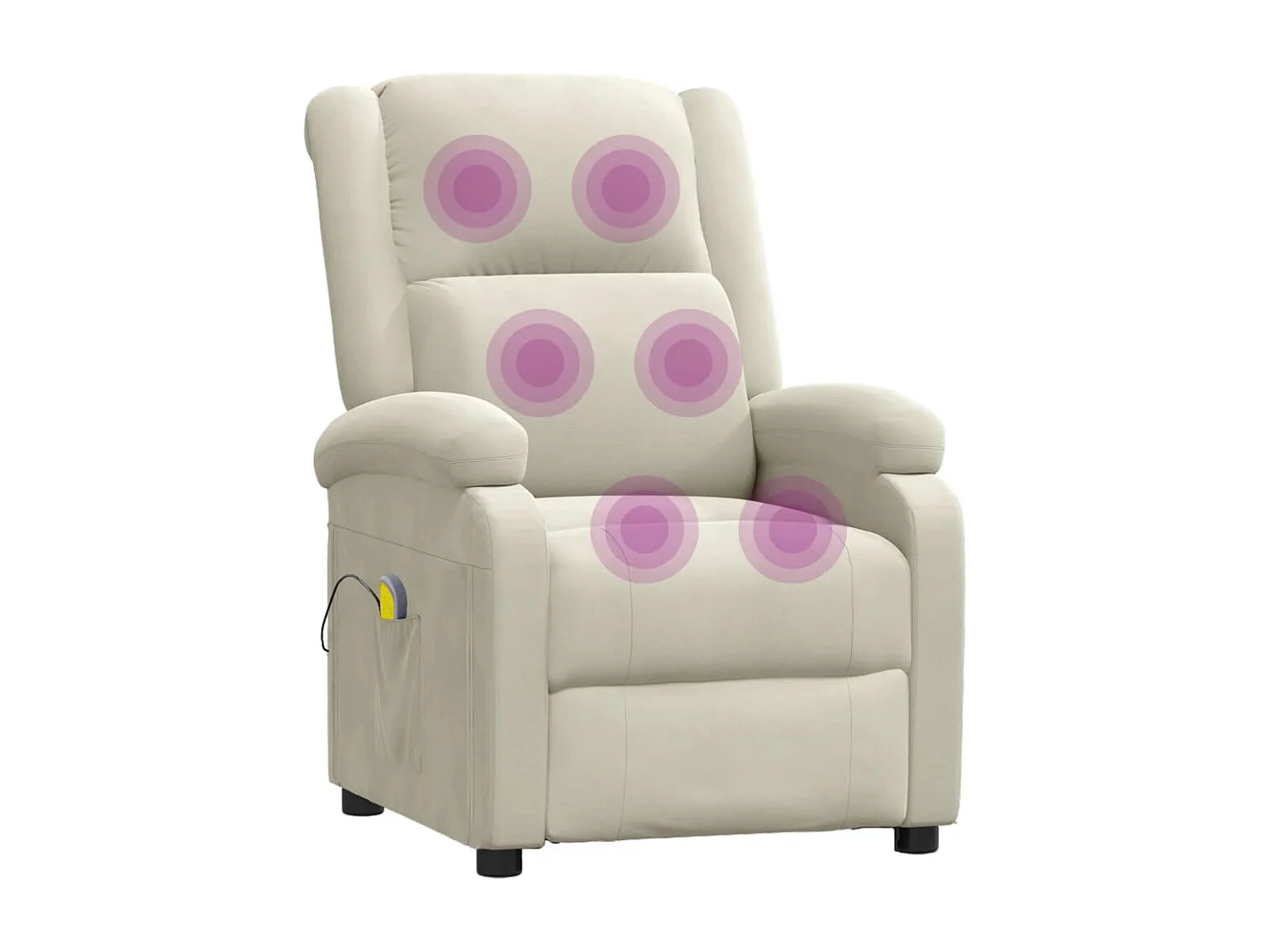 Fauteuil de massage Crème Velours