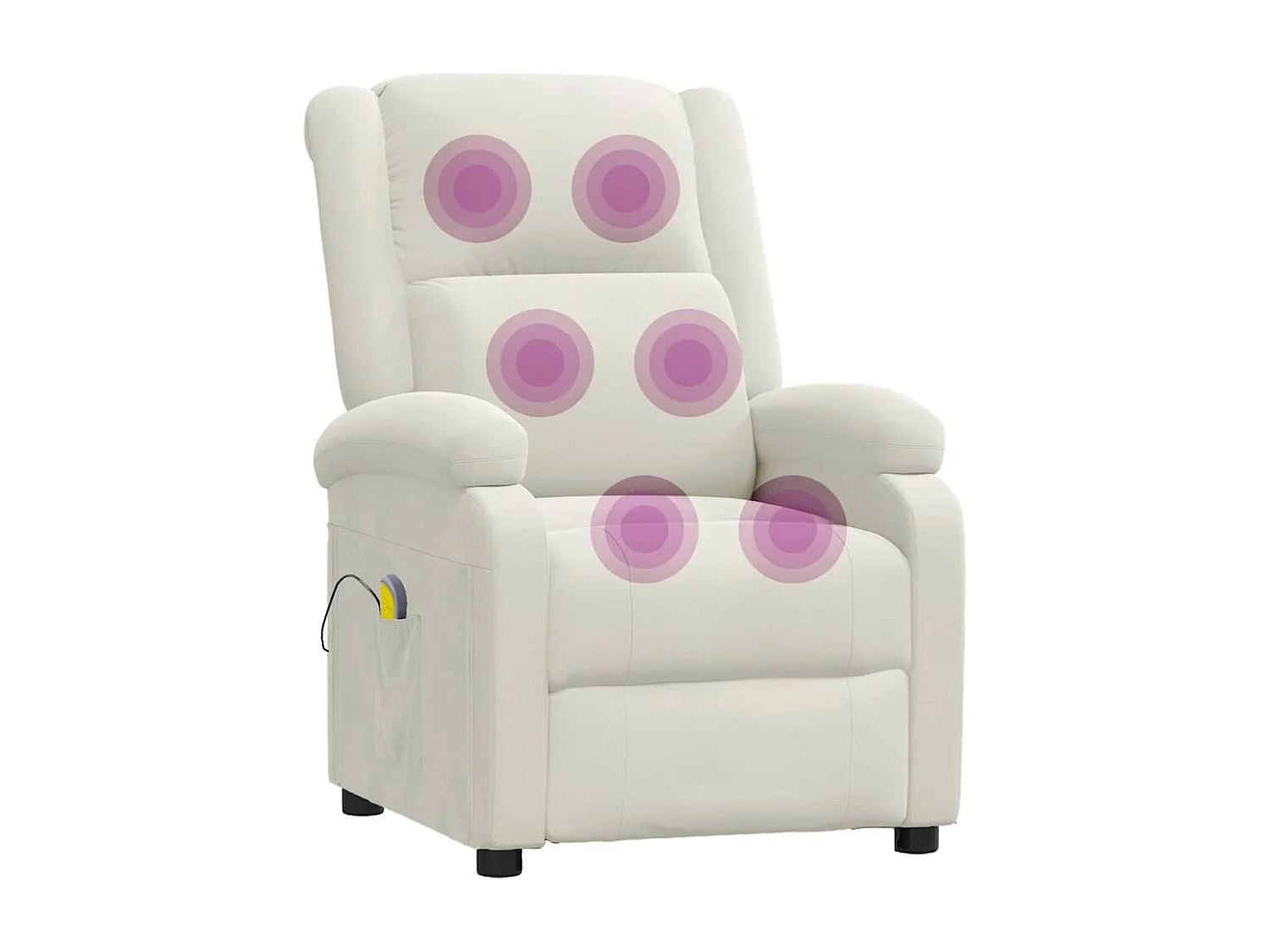 Fauteuil de massage Crème Velours