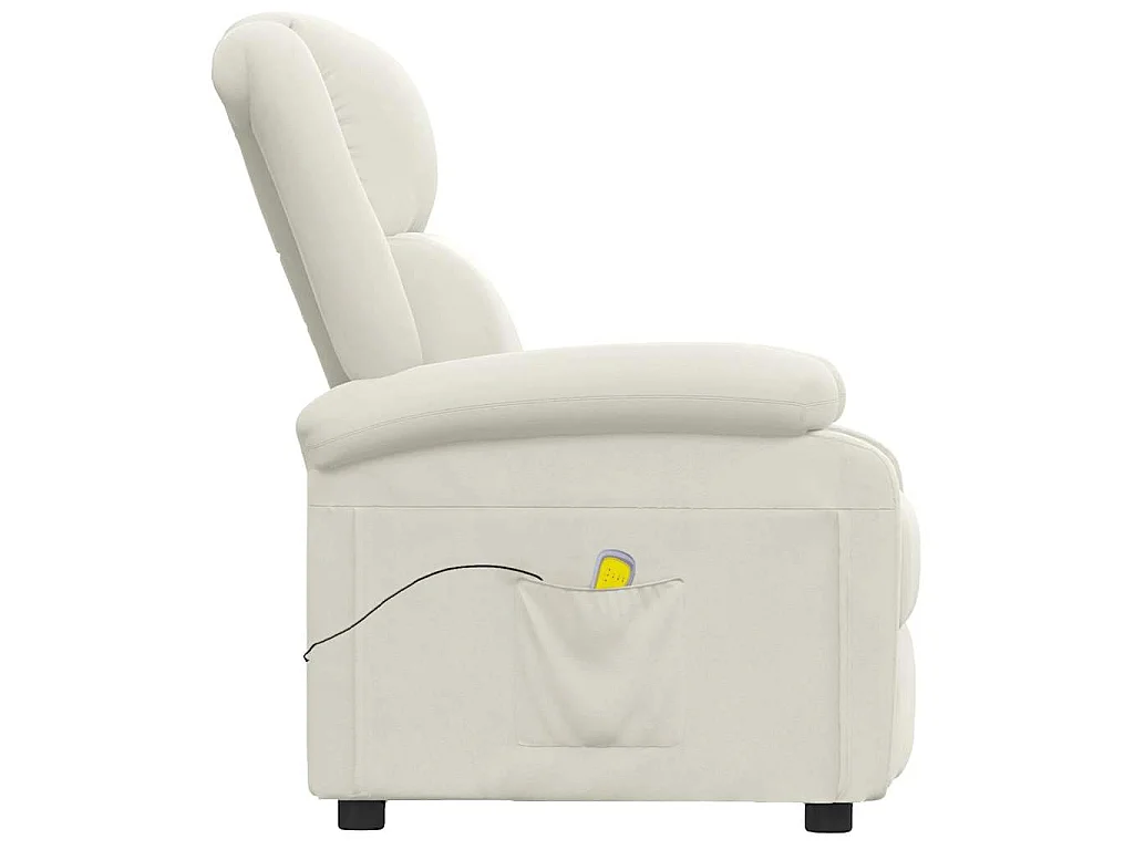 Fauteuil de massage Crème Velours