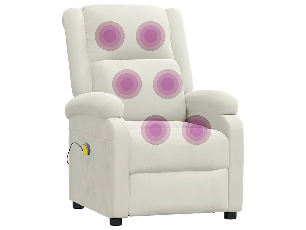 Fauteuil de massage Crème Velours