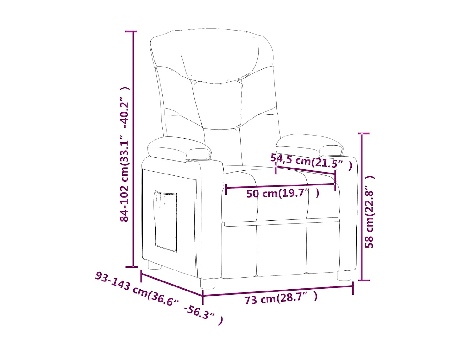 Poltrona Alzapersona Massaggiante Crema in Tessuto