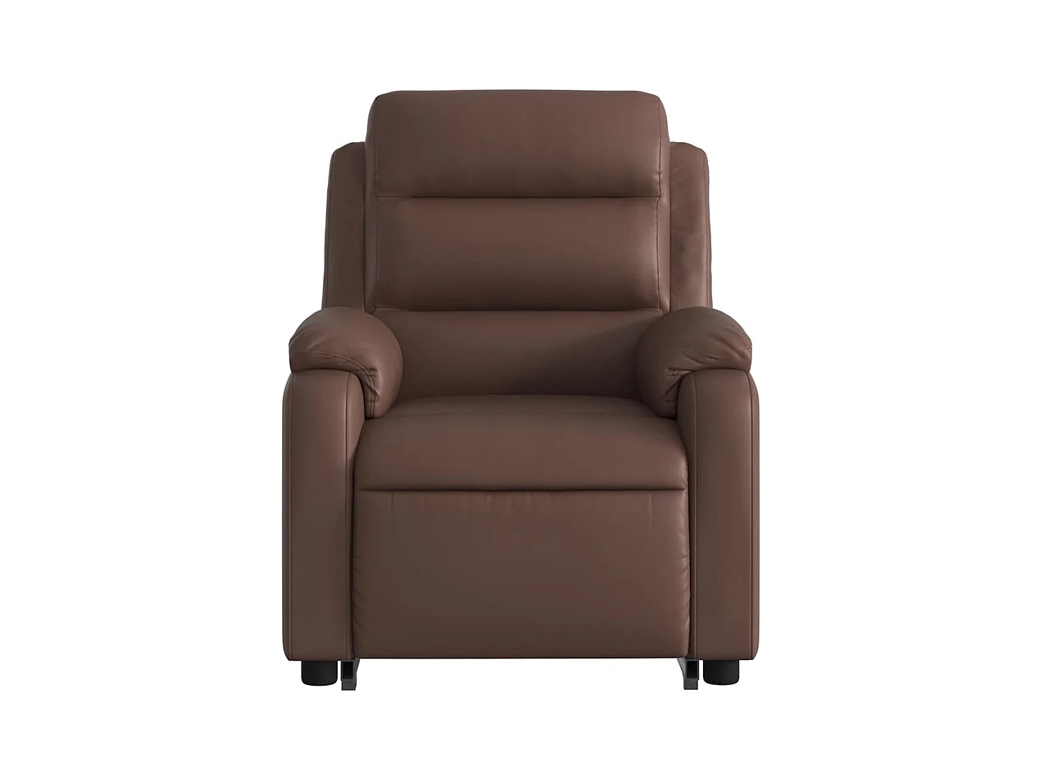 Fauteuil inclinable de massage Marron Similicuir