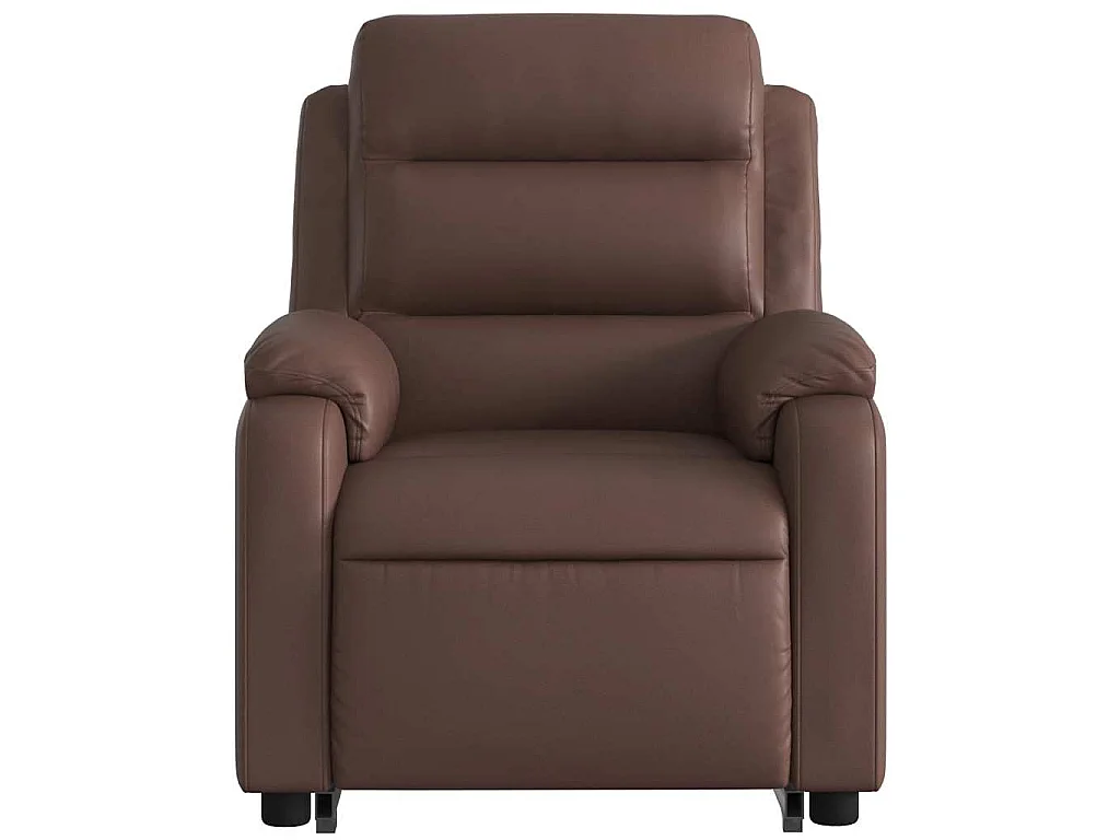 Fauteuil inclinable de massage Marron Similicuir