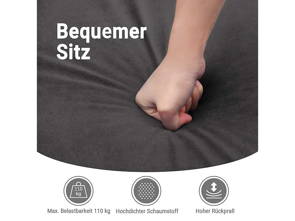 Fauteuil inclinable électrique bleu velours