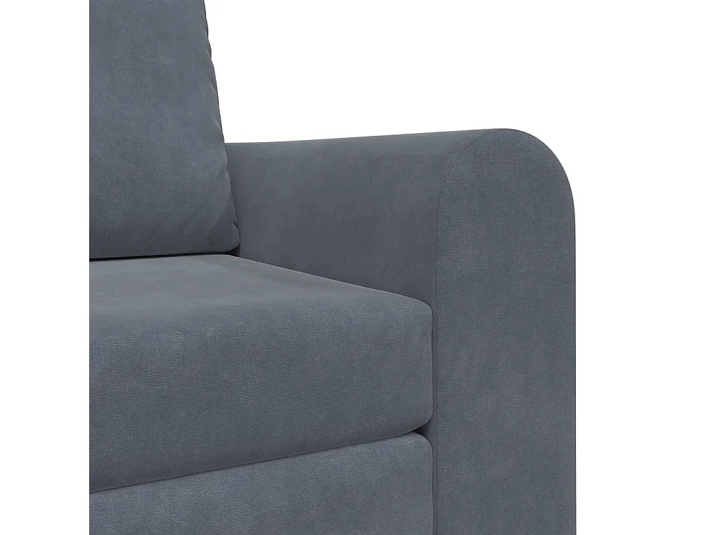 Canapé-Lit Gris foncé 98 x 71 x 83 cm Velours