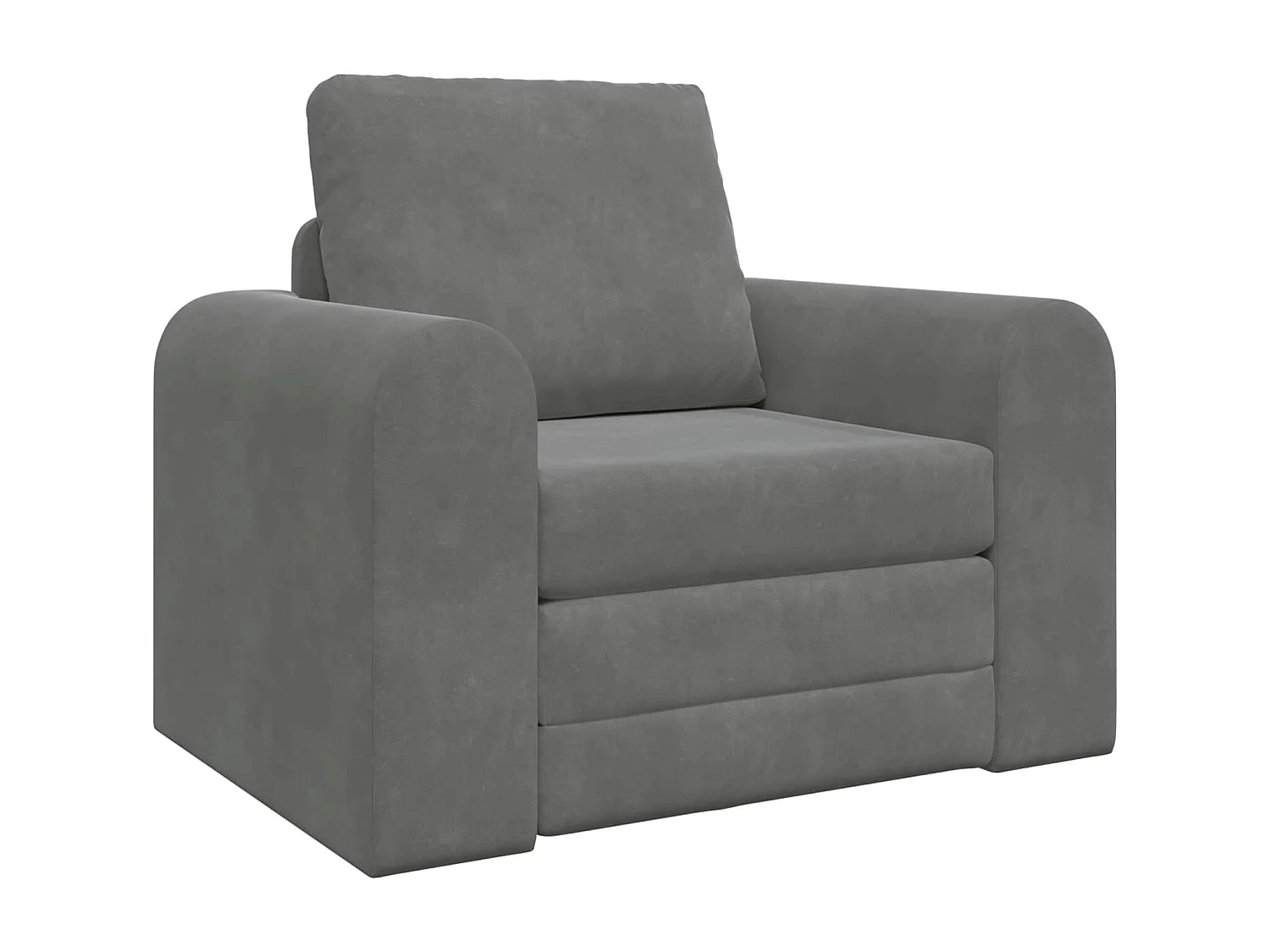 Canapé-Lit Gris foncé 98 x 71 x 83 cm Velours