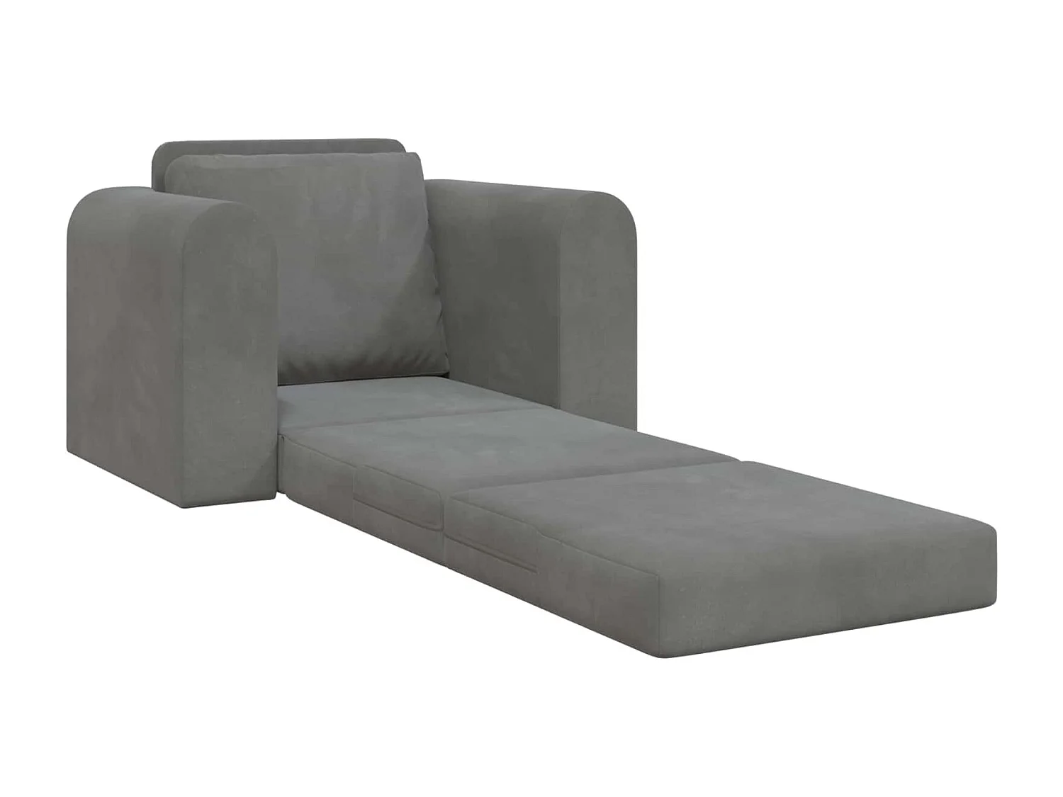 Canapé-Lit Gris foncé 98 x 71 x 83 cm Velours