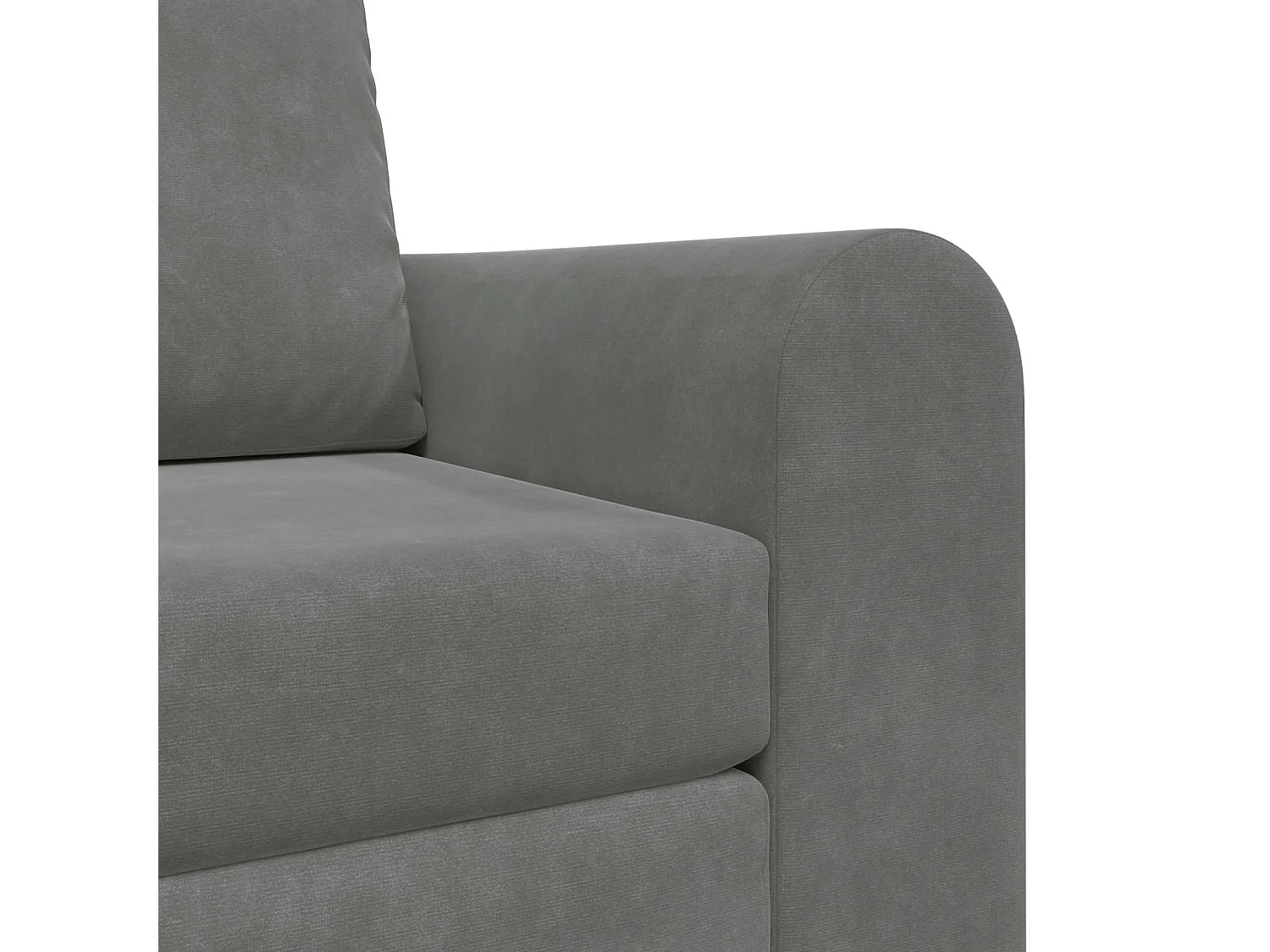 Canapé-Lit Gris foncé 98 x 71 x 83 cm Velours