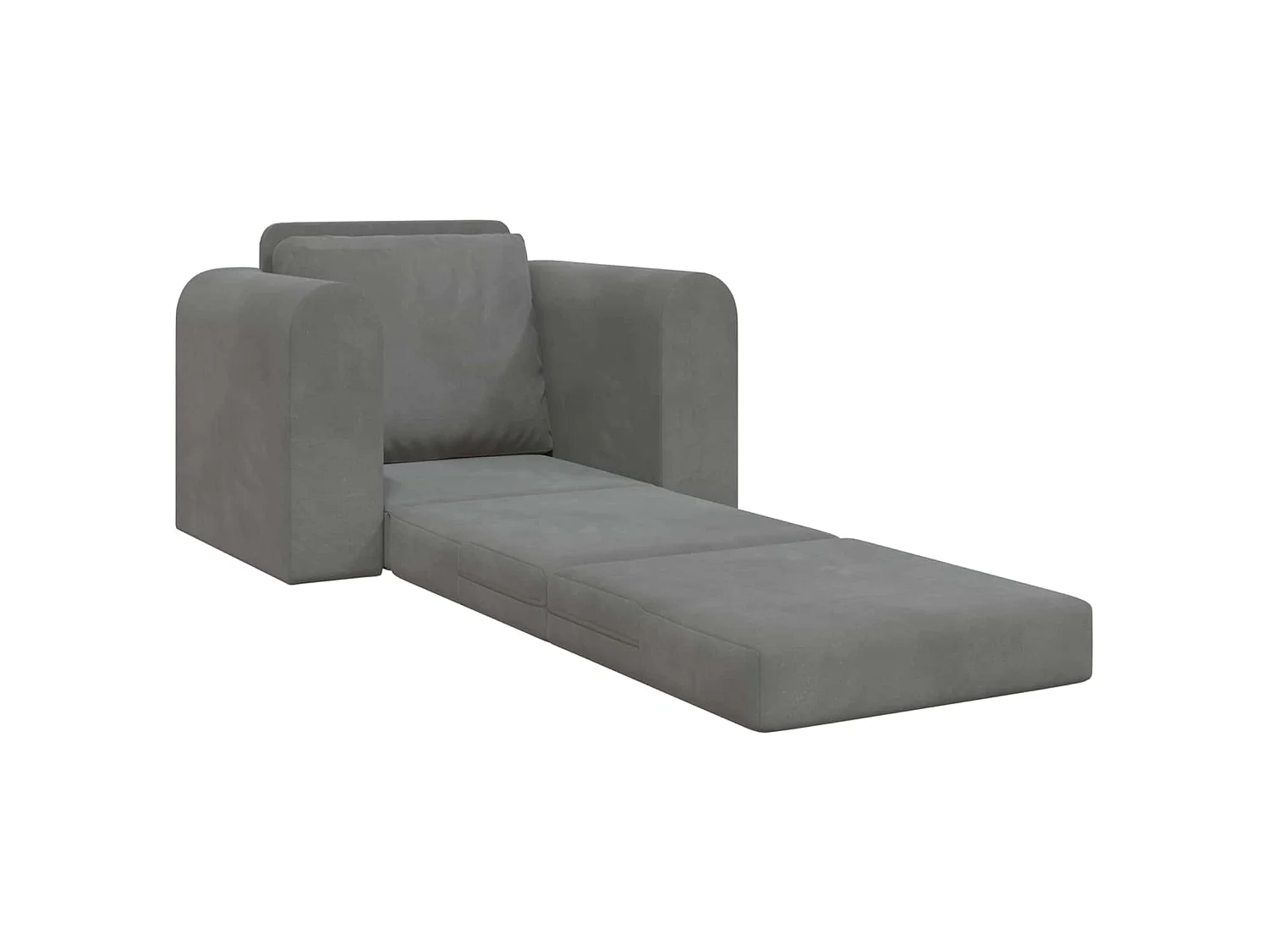 Canapé-Lit Gris foncé 98 x 71 x 83 cm Velours