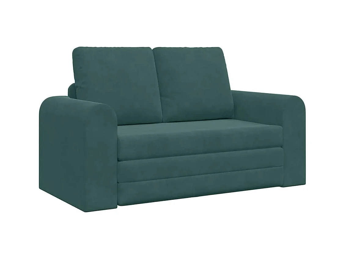 Canapé-Lit Vert foncé 148 x 71 x 83 cm Velours