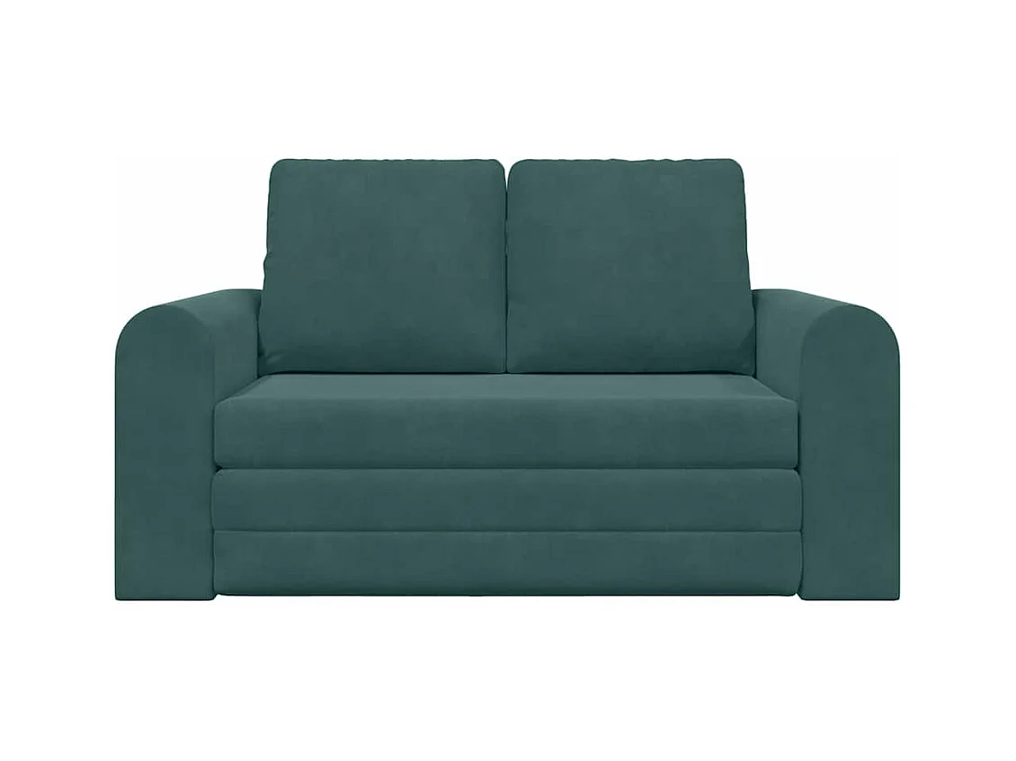 Canapé-Lit Vert foncé 148 x 71 x 83 cm Velours