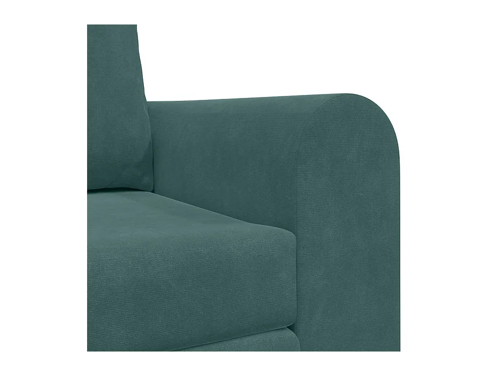 Canapé-Lit Vert foncé 148 x 71 x 83 cm Velours