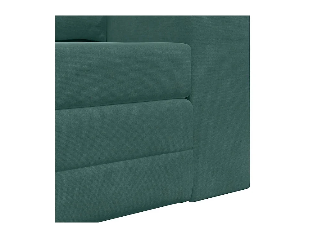 Canapé-Lit Vert foncé 148 x 71 x 83 cm Velours