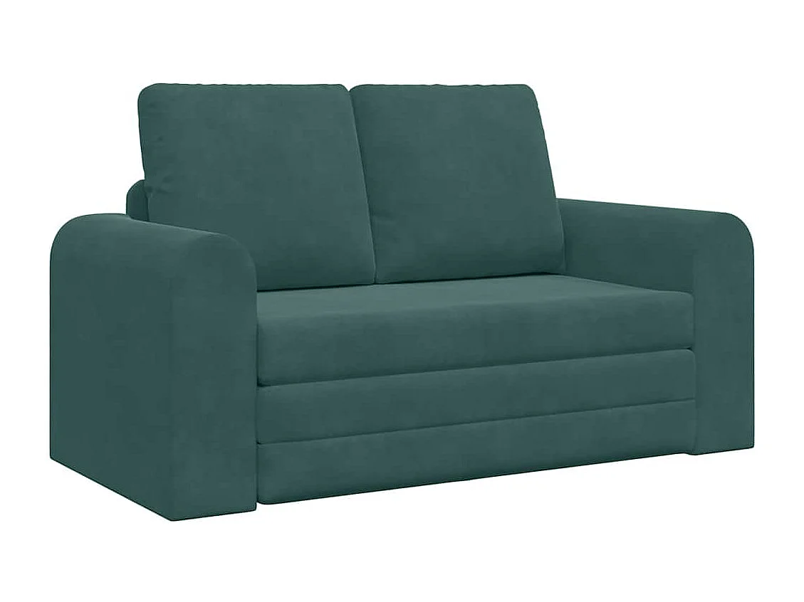 Sofá-Cama Verde Escuro 148 x 71 x 83 cm Veludo