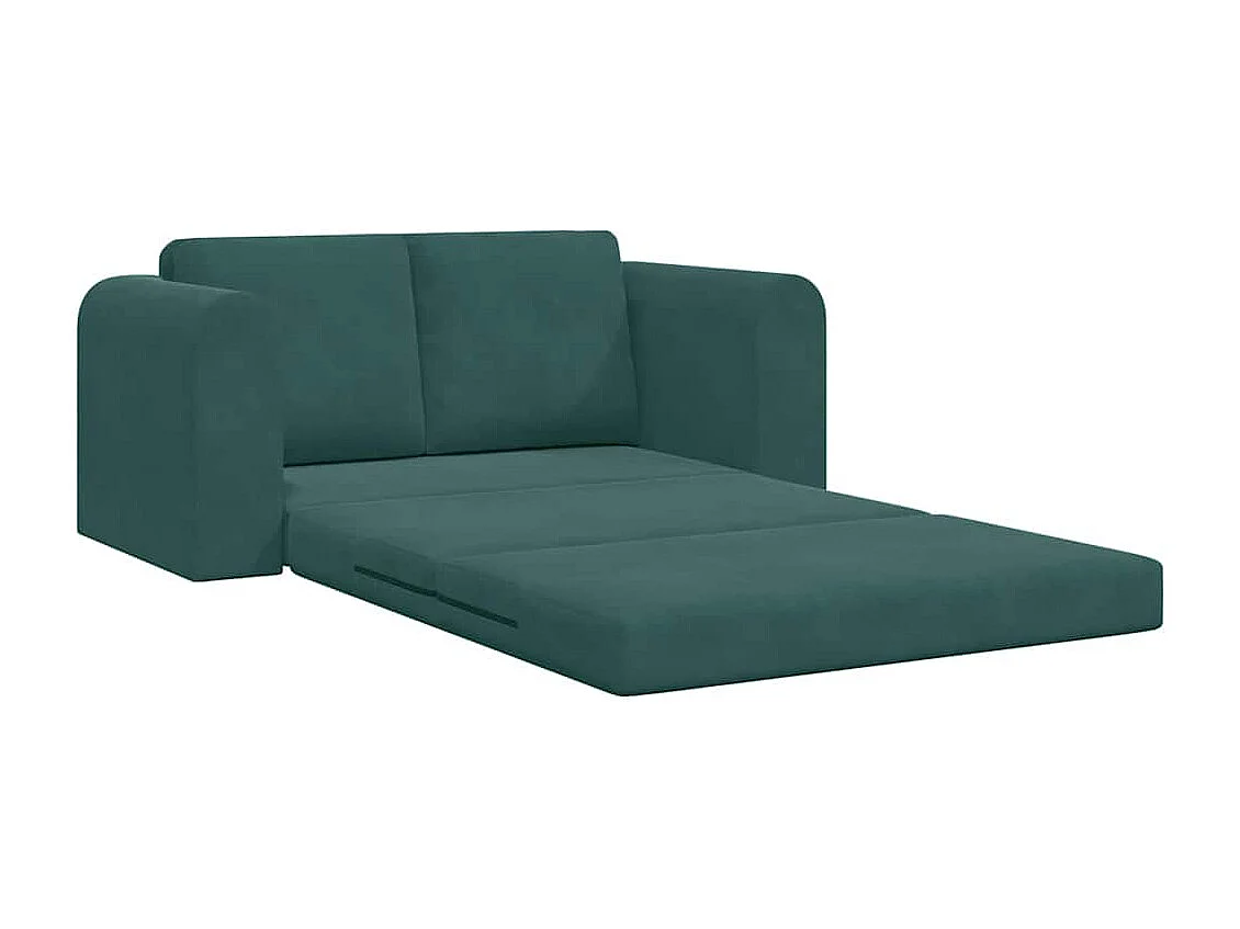 Sofá-Cama Verde Escuro 148 x 71 x 83 cm Veludo