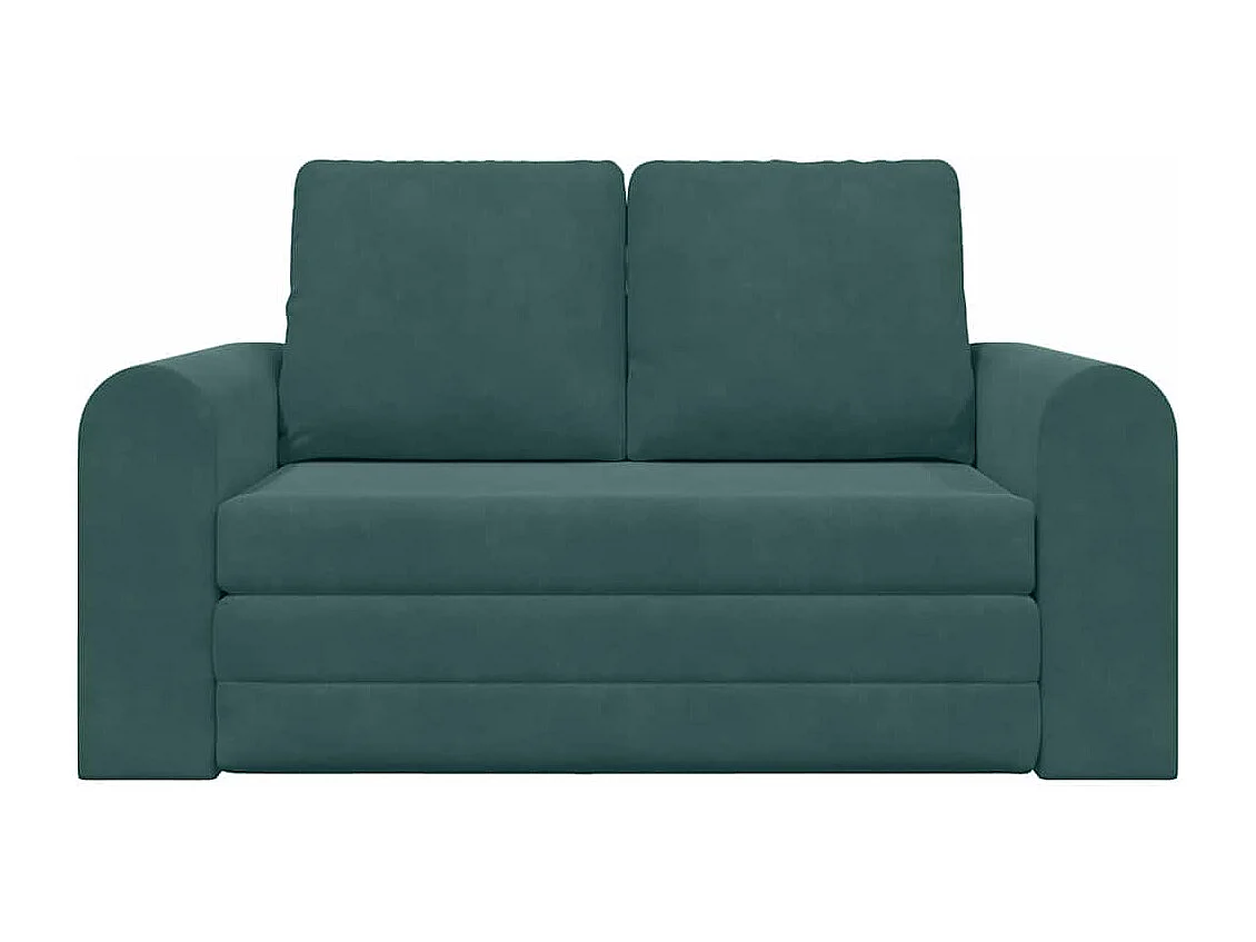 Sofá-Cama Verde Escuro 148 x 71 x 83 cm Veludo