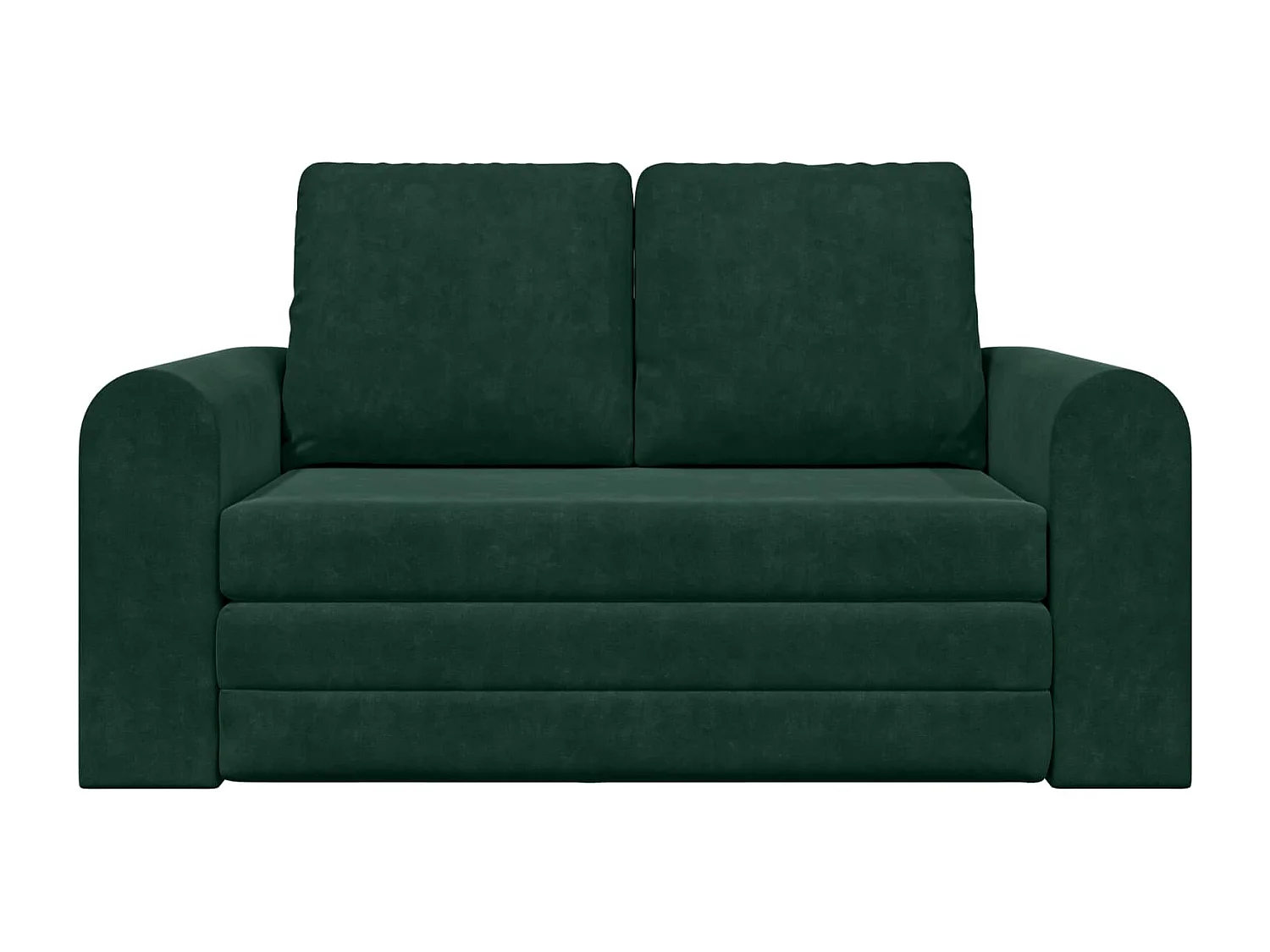 Canapé-Lit 60cm Vert foncé Velours